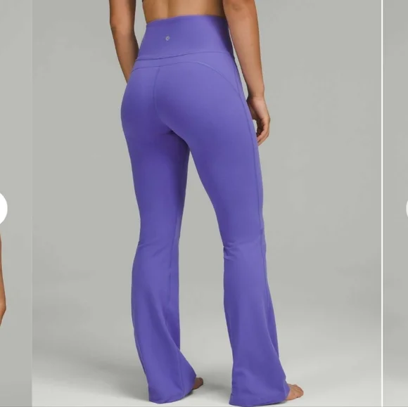 Lululemon Groove Super-High-Rise Flared Pant Size 4 Activewear - Picture 2 of 13